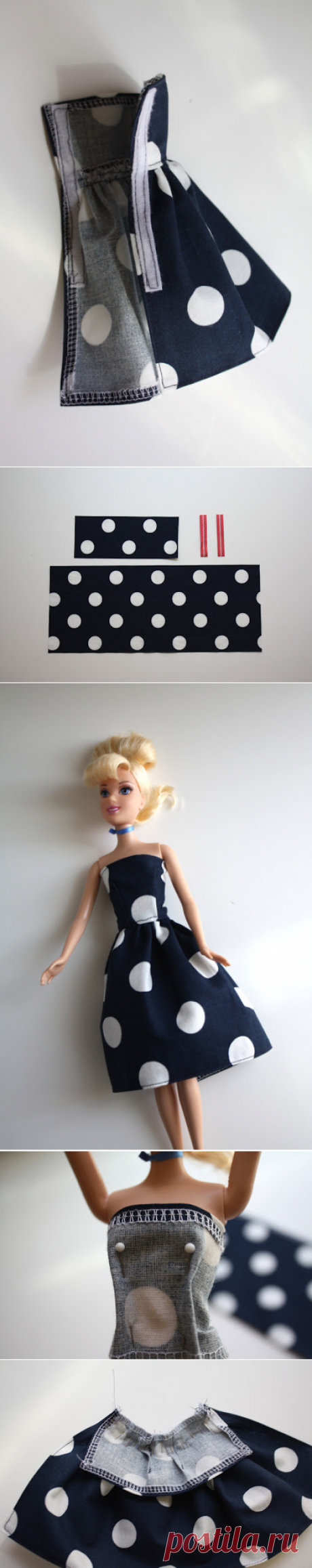 Barbie® dress tutorial