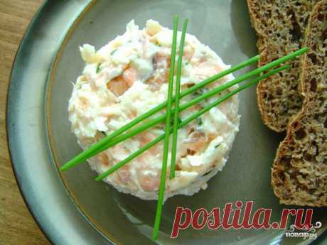 САЛАТс яблоком И СЁМГОЙ - кулинарный рецепт на Повар.ру