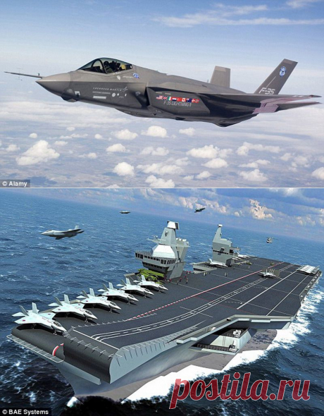 Gearmix » » Британский стелс-истребитель F-35, который обошёлся в 1,3 миллиарда фунтов, не может спрятаться от радаров