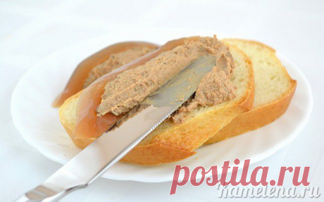 Паштет из куриной печени с гранатовым желе