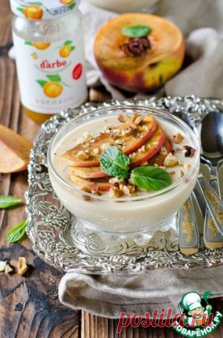 Суфле с абрикосовым конфитюром и запеченными яблоками - кулинарный рецепт