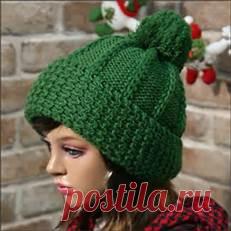 шапка сшита из вязаных косичек по кругу - Bing images