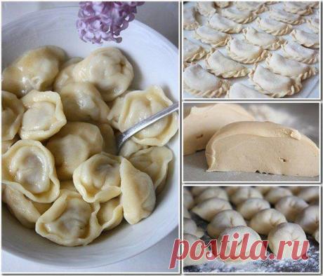 Вкуснейшее универсальное заварное тесто для вареников, пельменей, поз, чебуреков...