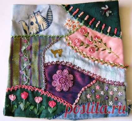 Crazy quilting – Needle Work