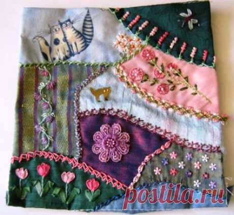 Crazy quilting – Needle Work