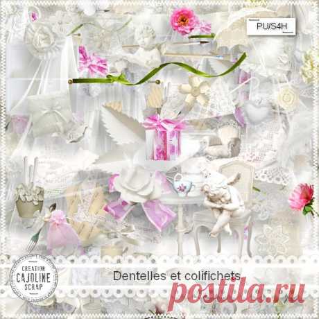 Свадебный скрап-набор «Dentelles et Colifichets»