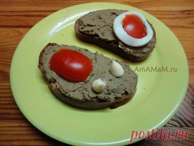Печеночный паштет с яблоком