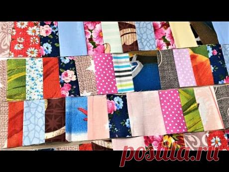 Ура! Придумала новый способ, куда использовать маленькие кусочки ткани! DIY Мастер-класс
