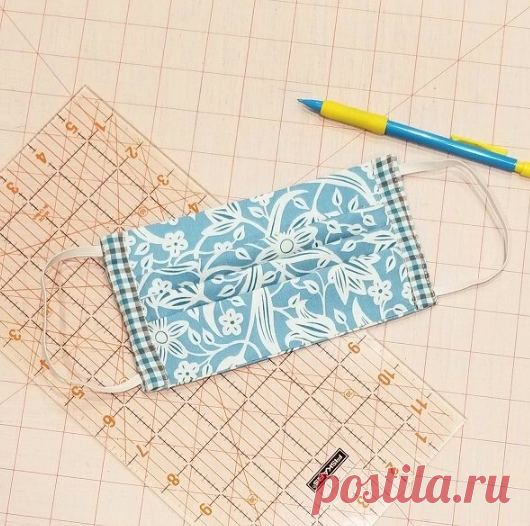 Многоразовая медицинская маска своими руками.