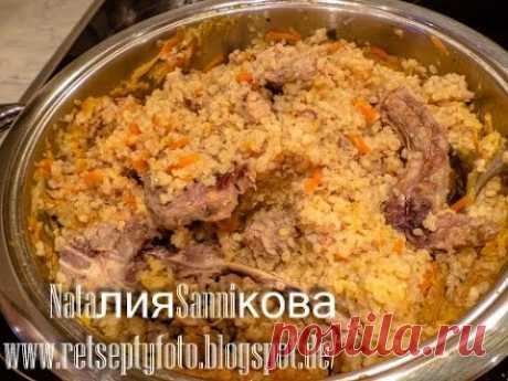 Каша с мясом из ячневой крупы Просто быстро и вкусно