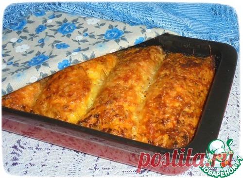 Тыквенные рулетики с печенью - кулинарный рецепт