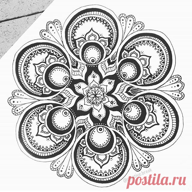 By @mirieluve 
Lovely💕

#mandala #mandalaart #zenmandala #zentangle #mandaladesign #mandalatattoo #zen #art #zentangleart #nice #picture #cute #girl #draw #drawing #blackandwhite #follow #zenart  #mandalapassion #love #doodle #doodling #doodleart #doodlelove