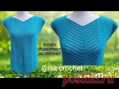 LE TOP CALYPSO : le tout dernier tuto d’Isa Crochet ! | ♥ Les Petites Créations de Rosalie ♥