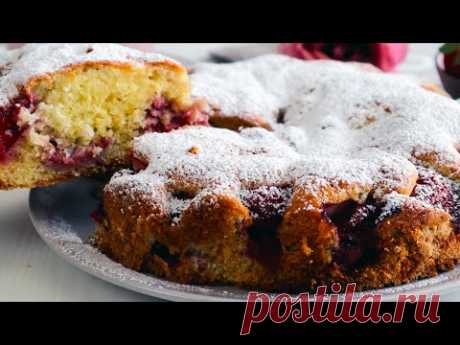 Ягодный ПИРОГ "Как Пух"/ Мягкий нежный и очень вкусный пирог/ Простой Рецепт