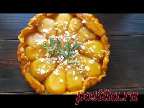 Рецепт ПРОСТОГО ПИРОГА с ГРУШАМИ в карамели🍐ТАРТ ТАТЕН🍐pear tart taten