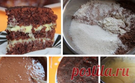Приношу в школу сыну на день рождение постоянно: Сумасшедший пирог “Crazy Cake”
