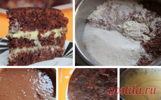 Приношу в школу сыну на день рождение постоянно: Сумасшедший пирог “Crazy Cake”