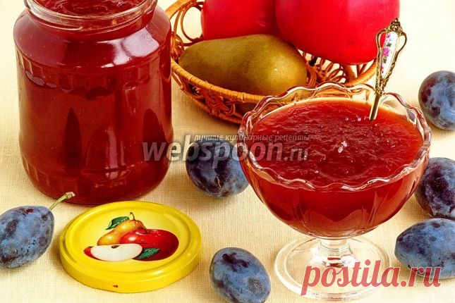 Повидло из яблок, груш и слив
