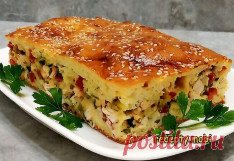 Заливной пирог с мясом, помидорами, сыром и зеленью

✅Ингредиенты
Для приготовления теста потребуется:
▫ мука – 140 г;
▫ сметана комнатной температуры – 220 г;
▫ яйца комнатной температуры – 2 шт;
▫ разрыхлитель – 12 г;
▫ соль – ½ ч. ложки.
Для приготовления начинки потребуется:
▫ охлажденное отварное мясо – 230 г;
▫ сыр – 120 г;
▫ помидоры – 160 г;
▫ зеленый лук – 10 г;
...