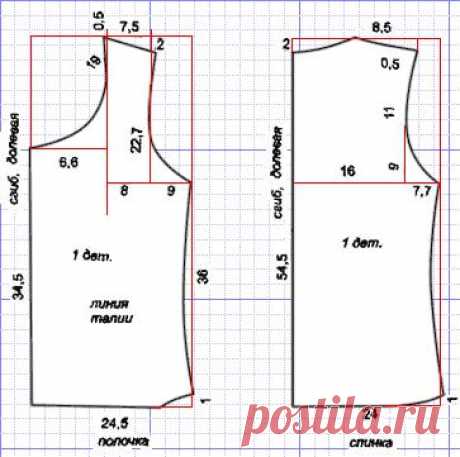 Выкройки женской одежды. Незаменимая майка. | Иллюстрированные курсы по кройке и шитью. Как сшить майку? Где скачать выкройку майки? Постройте своими руками бесплатно!