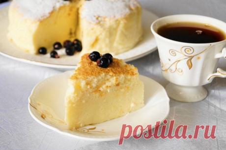 Японский хлопковый чизкейк.