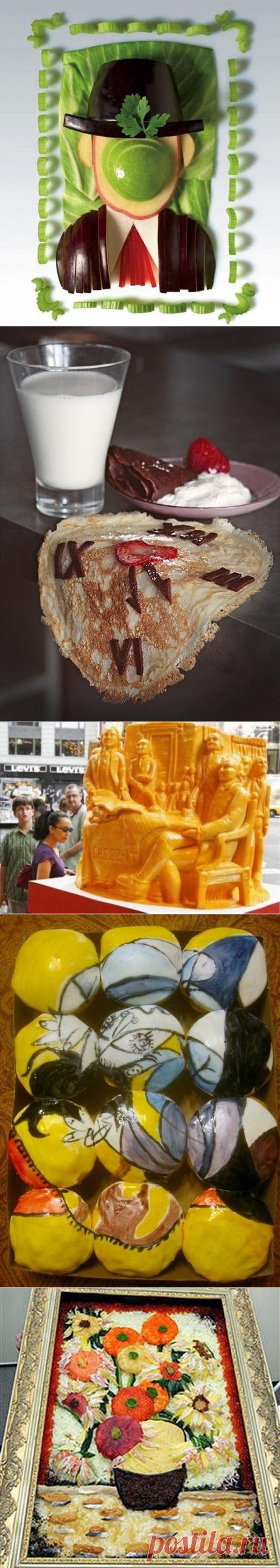 Известные картины в копиях из еды / Я - суперпупер