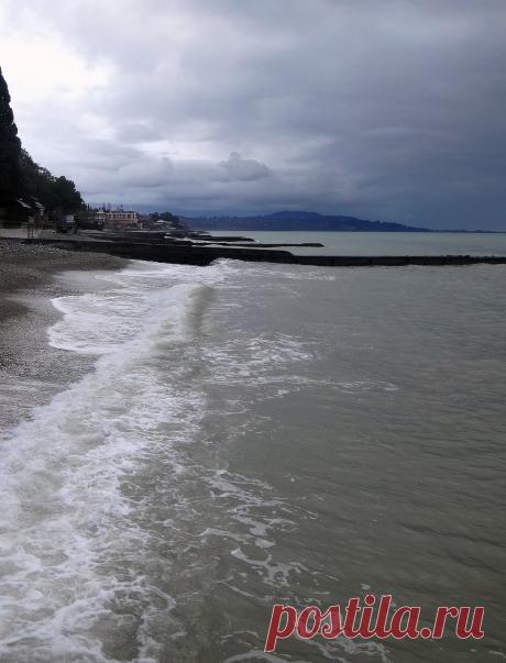 У моря зимнего, Абхазия, Новый Афон - 6 Января 2018 - Персональный сайт