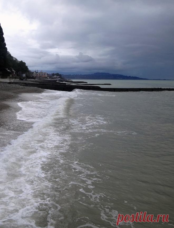 У моря зимнего, Абхазия, Новый Афон - 6 Января 2018 - Персональный сайт