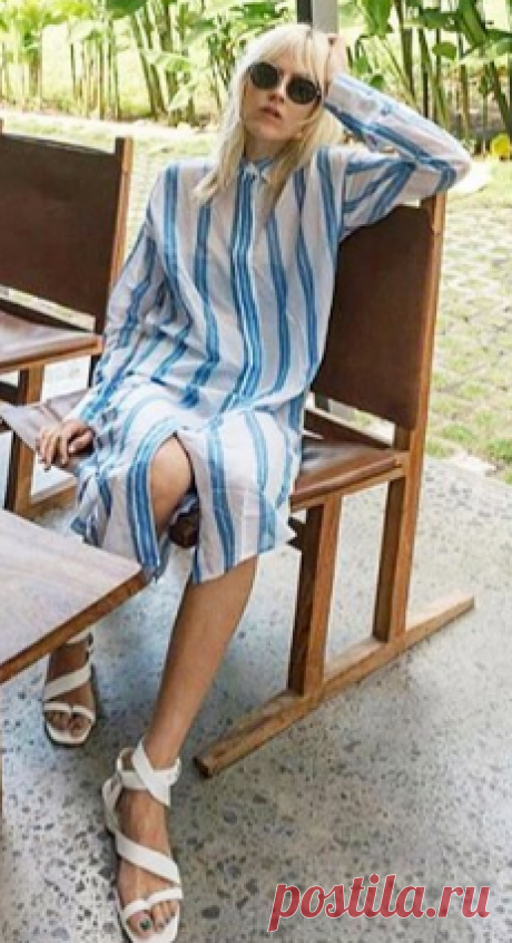 Designers Remix в Instagram: «Simone Long Shirtdress is your vacay savior this summer 💙 @lindatol_ - shop link in bio #designersremixss17 #angelvalley #lindatol #style…» • Instagram