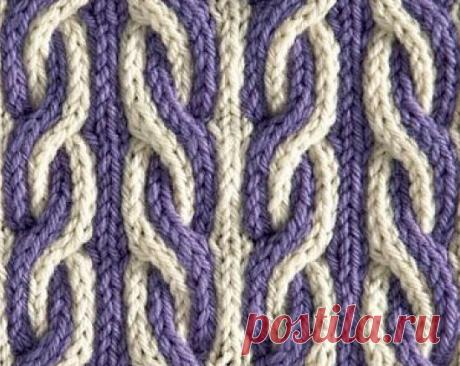 Узоры косы спицами | ДОМОСЕДКА