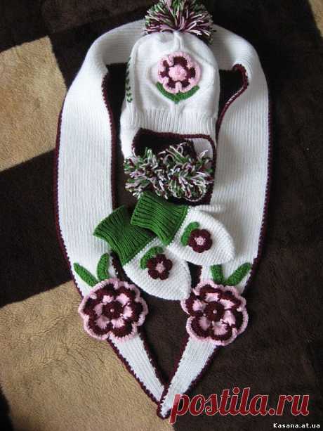 №8 Набор Next - Наборы для детей-шапки,шарфы,рукавички &lt;!--if()--&gt;- &lt;!--endif--&gt; - Вязяные вещи - Вязаные вещи на заказ