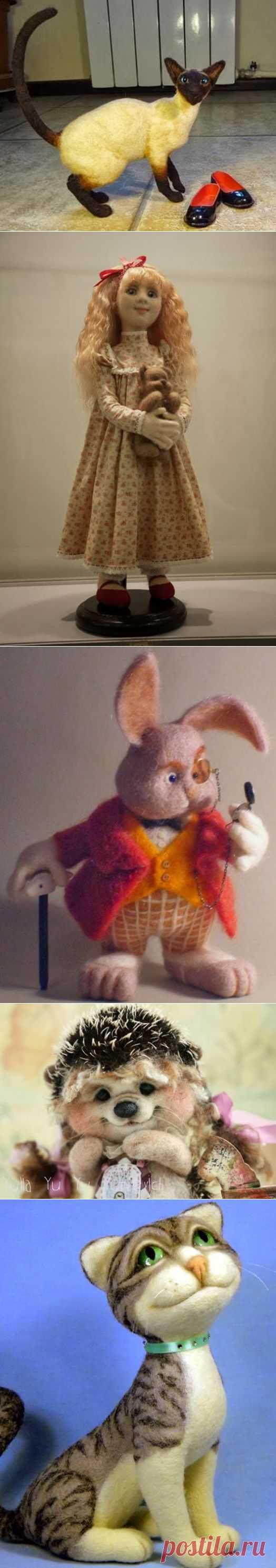 Потрясающие валяные игрушки | One of Lady - Журнал для женщин