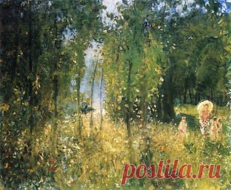 Душе очень надо побыть в отпуску... Художник Pierre Eugene Montezin (Франция, 1874-1946).