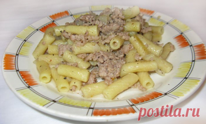 Макароны с фаршем