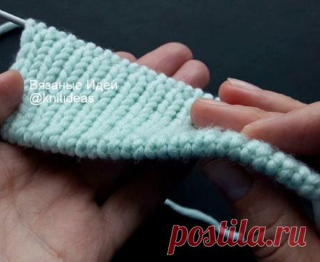 Фабричный край без заморочек для резинки 1 на 1 - Knitting.Klubok.ru.com