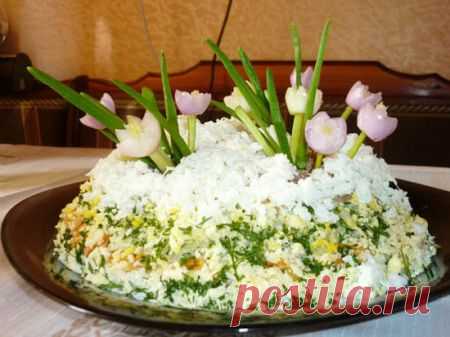 Салат Подснежник » Рецептико