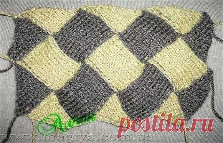 ВЯЗАНИЕ СПИЦАМИ В ТЕХНИКЕ ЭНТЕРЛАК (МК ОТ АЛЛЫ СУВОРКИНОЙ