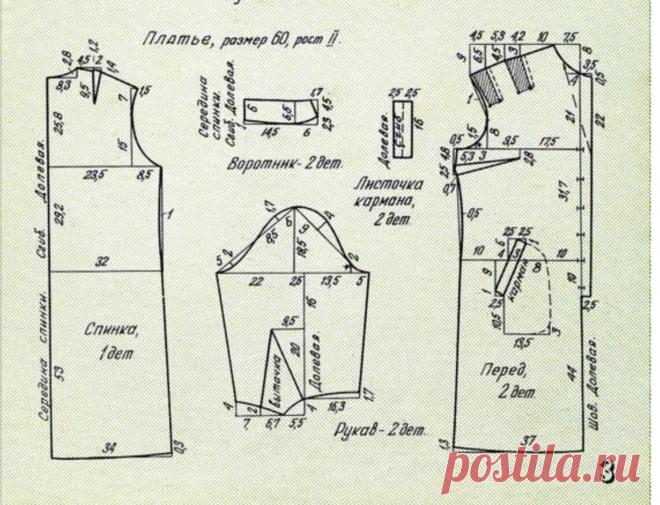 Выкройки одежды 60-62-64 размера. | О рукоделии, и не только. 🧵✂️👜 | Яндекс Дзен