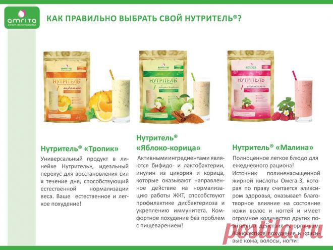 Нутрители - новое словов натуральных продуктах для нормализации веса!
