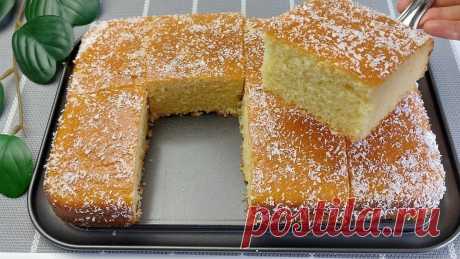 &quot;Дежурный&quot; пирог к чаю из жидкого теста. Быстро и очень вкусно Воздушный пирог без &quot;заморочек&quot; из простых подручных продуктов.