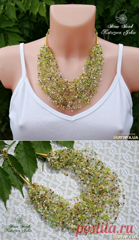 Купить Многорядные бусы в Украине