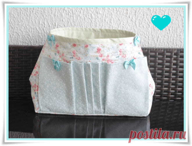Passo a passo Organizador de bolsa | Vivartesanato