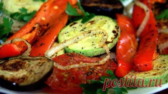Овощи Гриль - самый вкусный гарнир | Grilled Vegetable is the Most Delicious Garnish - Яндекс.Видео