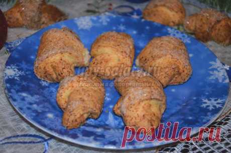 Творожные рогалики. Рецепт с пошаговыми фото