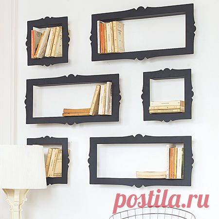 Интересная идея книжных полок