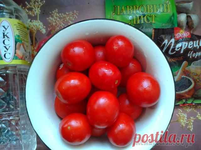Быстрые маринованные помидоры-просто и вкусно!