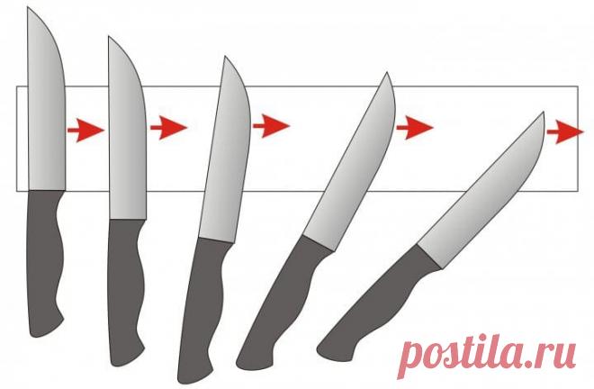 7-шаговая инструкция по заточке и доводке кухонного ножа — Лайфхаки
