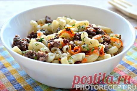 Макароны по-флотски - когда нет времени на готовку!