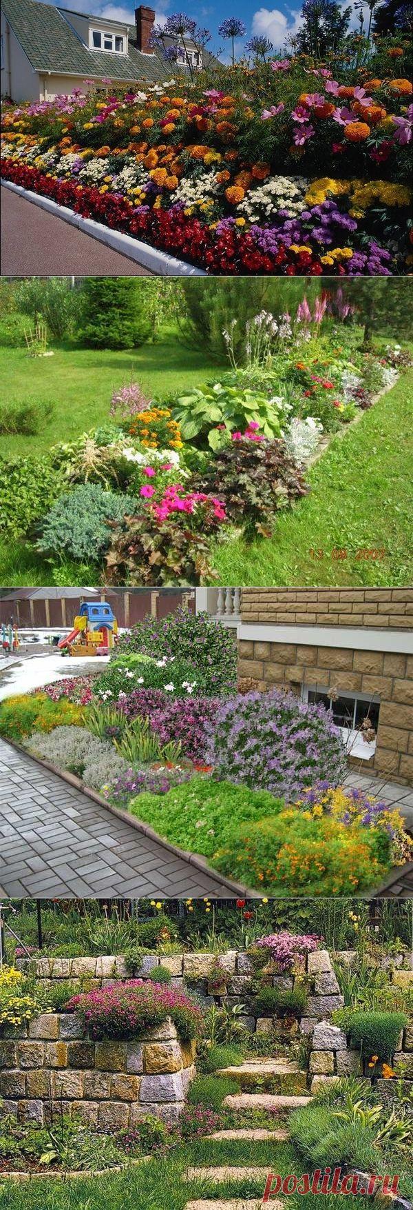 Красивые цветники на даче — 6 соток
