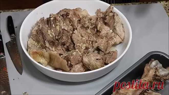 Праздничная МЯСНАЯ ЗАКУСКА. То Самое Прессованное Мясо всегда на УРА! .